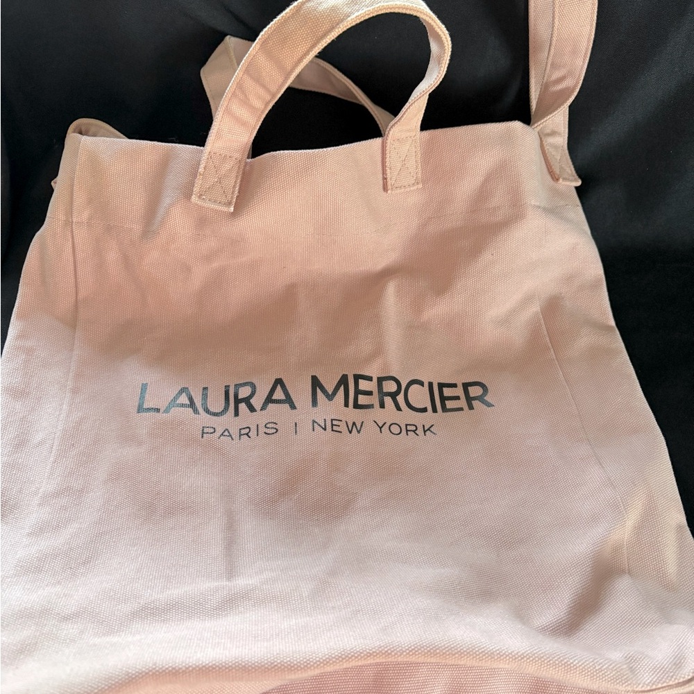 Laura Mercier Light pink tote bag